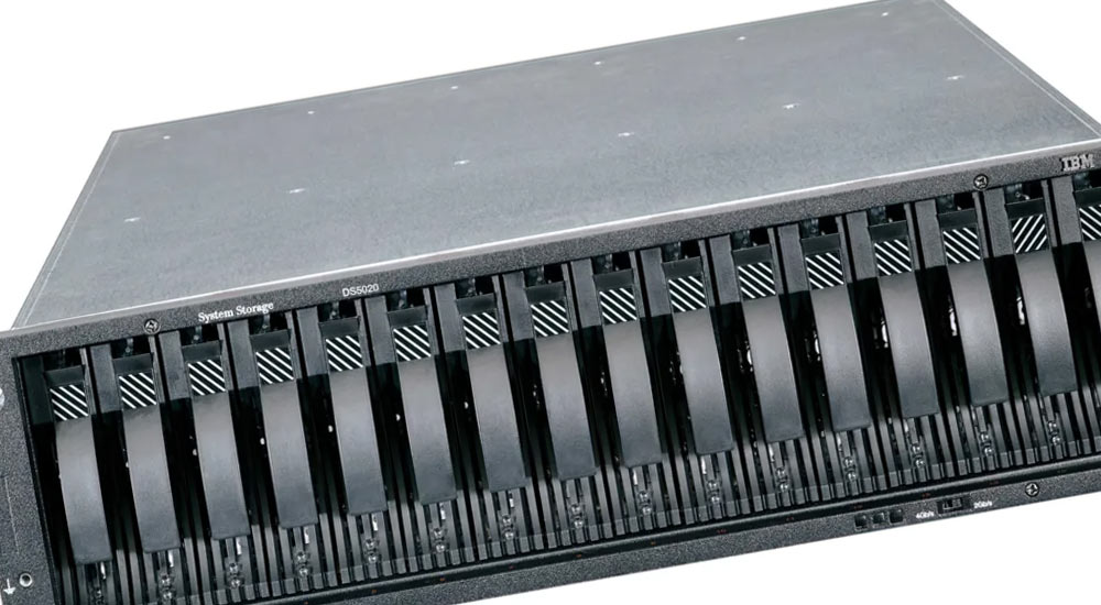Odzyskiwanie danych z RAID 5 SAN IBM DS5020